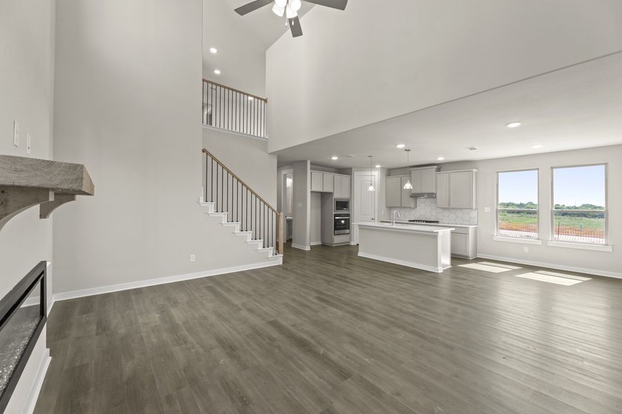 Spacious, unfurnished interior of a new home in Hillside Village 40s, Celina (Image 15).