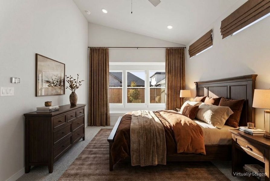 Furnished interior view inside a new home in Willow Grove Single-Family Homes, Melissa (Image 11).