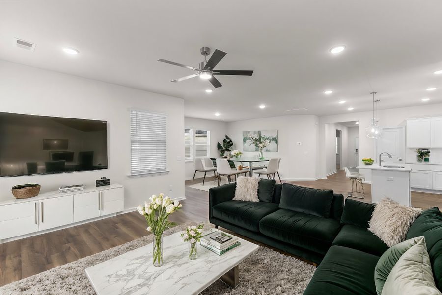 Furnished interior view inside a new home in Hitchcock Preserve 55', Aiken (Image 7).