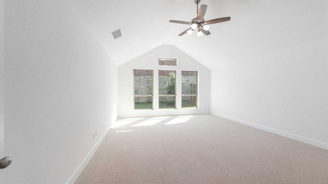 Spacious, unfurnished interior of a new home in The Heights At Uptown Celina 50', Celina (Image 16). Spacious, unfurnished interior of a new home in The Heights At Uptown Celina 50', Celina (Image 16).