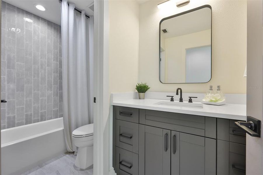 Furnished interior view inside a new home in , Tampa (Image 18). Furnished interior view inside a new home in , Tampa (Image 18).