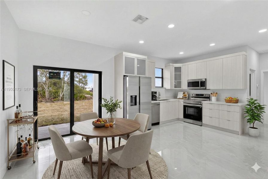 Furnished interior view inside a new home in , Lehigh Acres (Image 16).