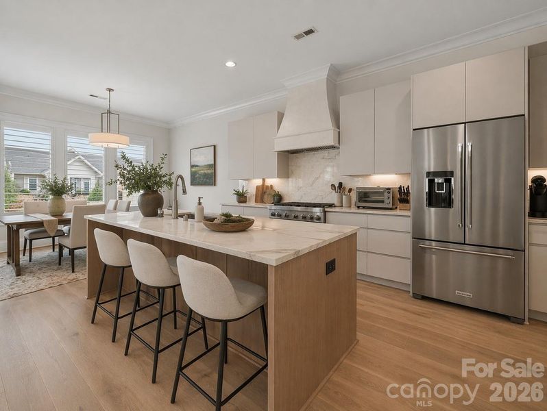Furnished interior view inside a new home in , Stanley (Image 10).