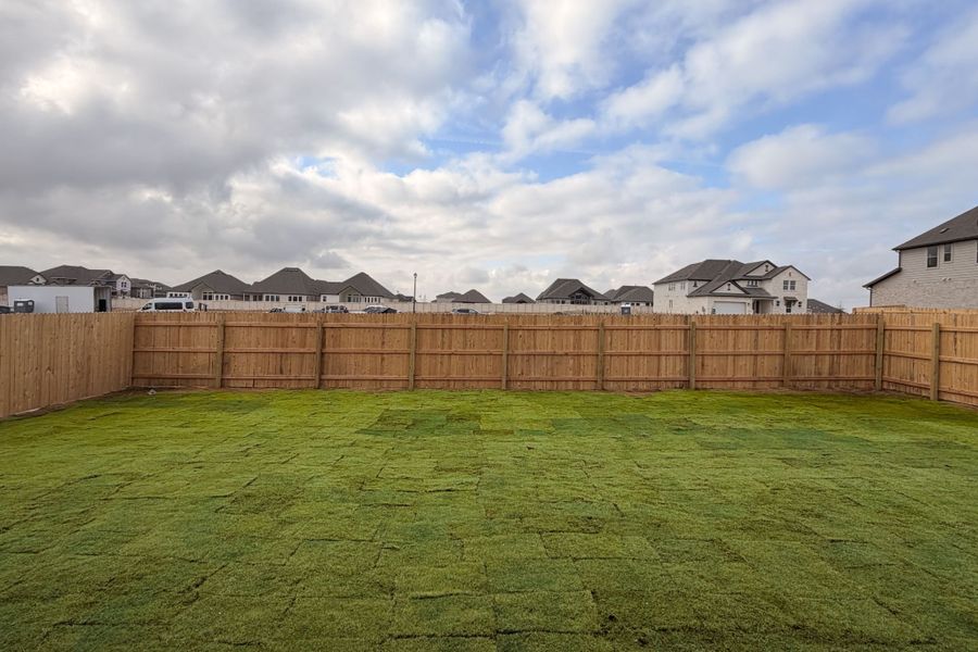 Exterior details and patio area of a home in The Grove at Blackhawk, Pflugerville (Image 15). Exterior details and patio area of a home in The Grove at Blackhawk, Pflugerville (Image 15).