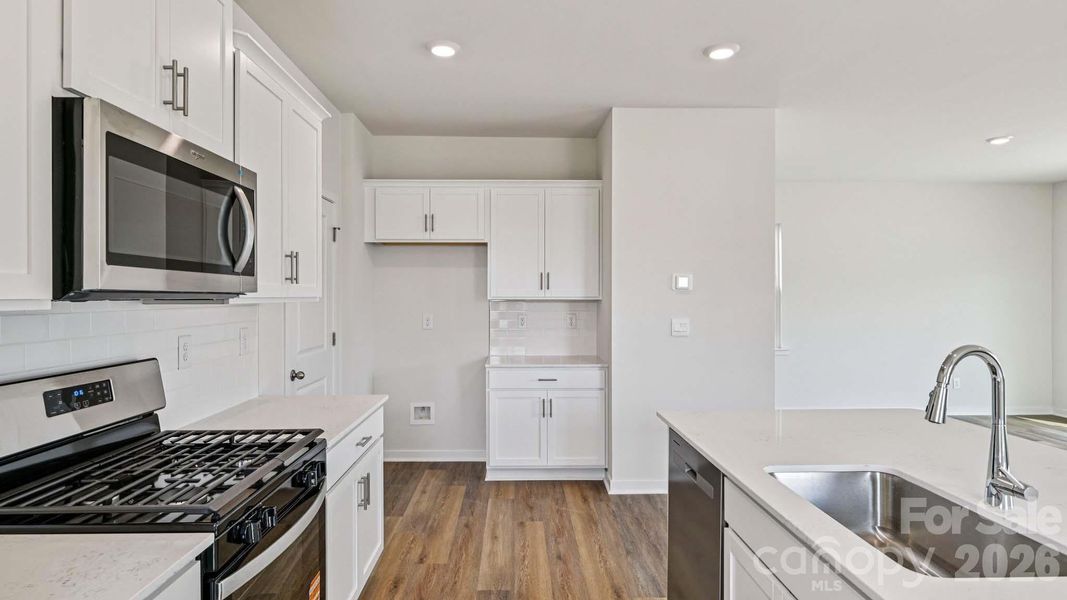 Furnished interior view inside a new home in Clark Creek Landing, Lincolnton (Image 9).
