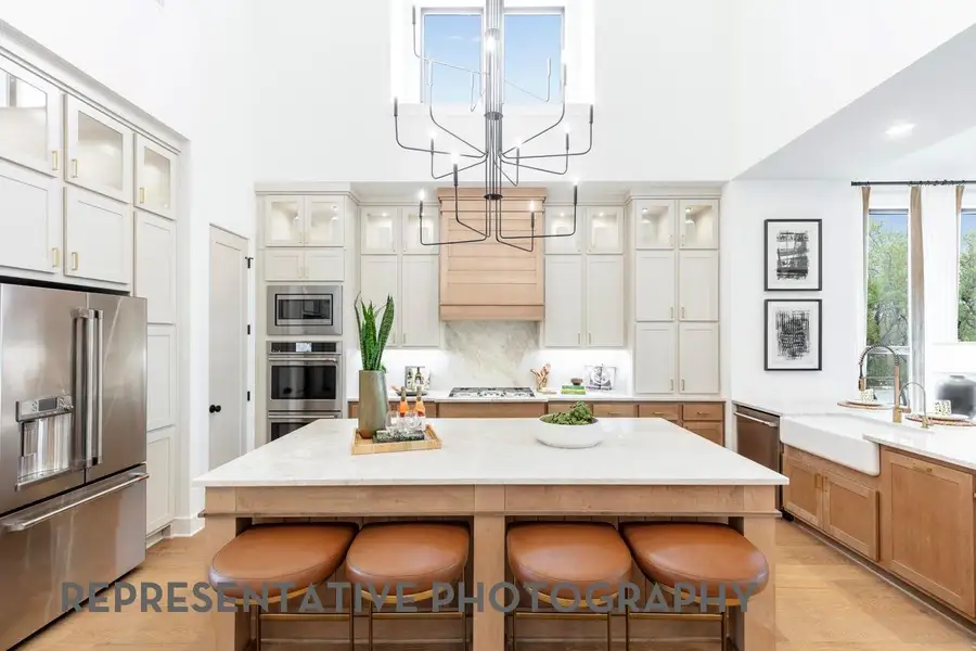 Furnished interior view inside a new home in Cross Creek West, Fulshear (Image 4).