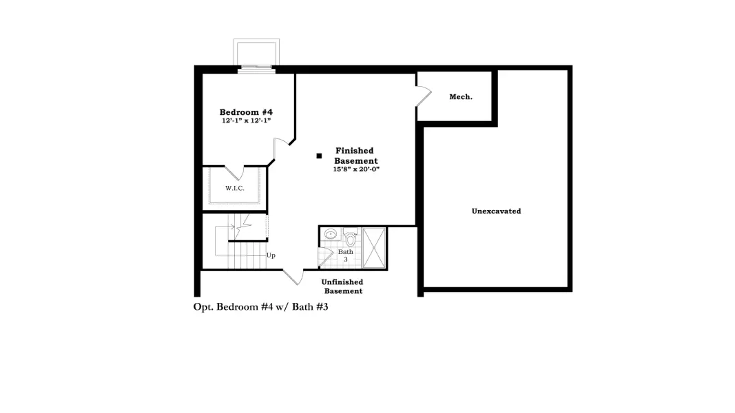 2D floor plan layout for the The Georgetown II by Norfolk Homes in Offsite Builds Southern Michigan, Ann Arbor, MI (Image 29).