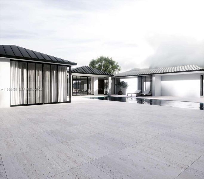 Exterior details and patio area of a home in , Miami Springs (Image 14).