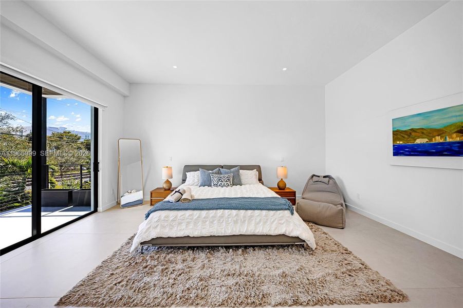 Furnished interior view inside a new home in , Miami (Image 48).