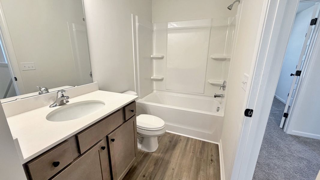 Furnished interior view inside a new home in Grand Reserve, Hinesville (Image 10). Furnished interior view inside a new home in Grand Reserve, Hinesville (Image 10).