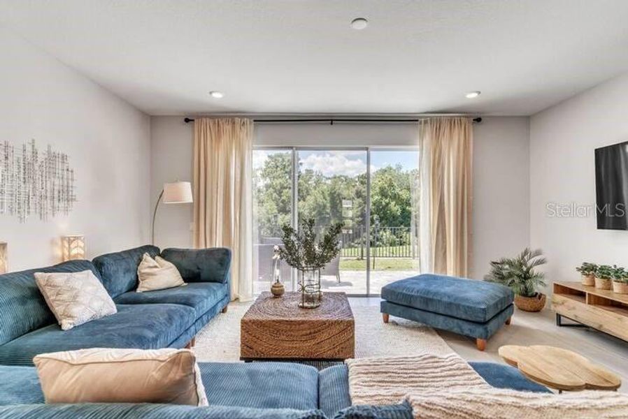 Furnished interior view inside a new home in , Reunion (Image 15).