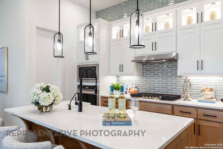 Furnished interior view inside a new home in Davis Ranch: 45ft. lots, San Antonio (Image 12).