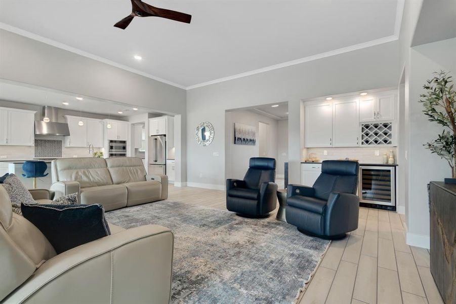 Furnished interior view inside a new home in , Denton (Image 18).