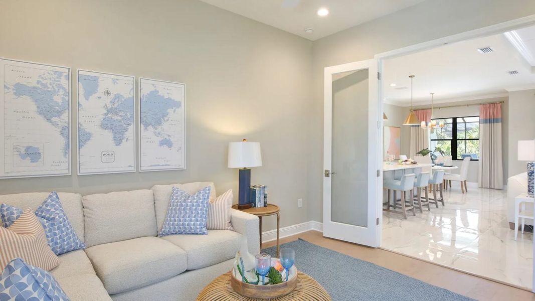 Furnished interior view inside a new home in Grand Park Real Estate and Homes for Sale in Sarasota, FL - Neal Communities, Sarasota (Image 8). Furnished interior view inside a new home in Grand Park Real Estate and Homes for Sale in Sarasota, FL - Neal Communities, Sarasota (Image 8).