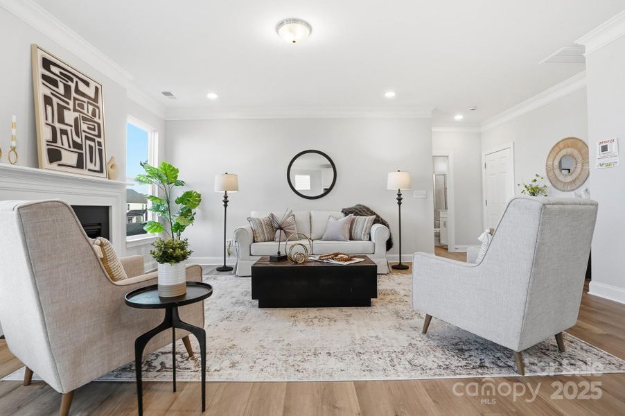 Furnished interior view inside a new home in The Meadows at Laurelbrook, Sherrills Ford (Image 12).