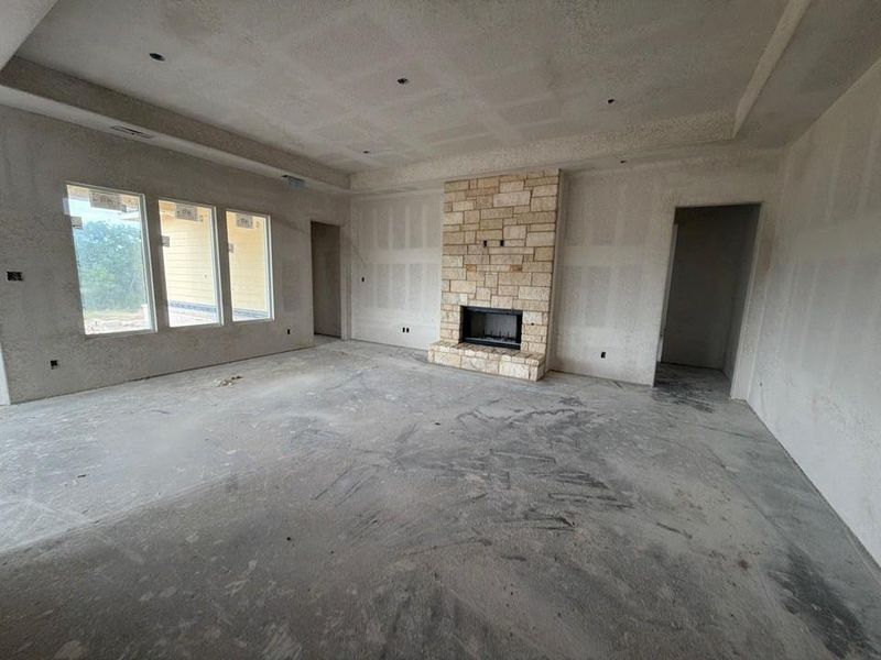 In-progress construction of a new home in Eagle Ridge Estates, Weatherford, TX (Image 9).