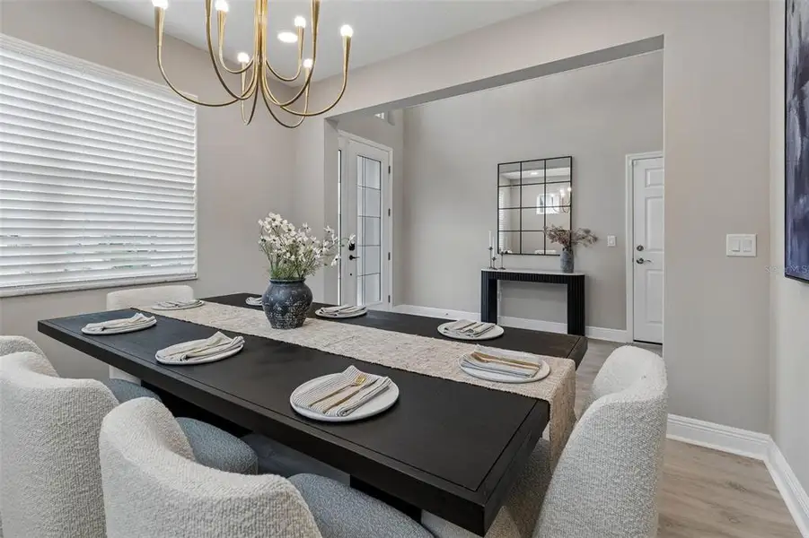 Furnished interior view inside a new home in Whispering Oaks Preserve, Wesley Chapel (Image 6).