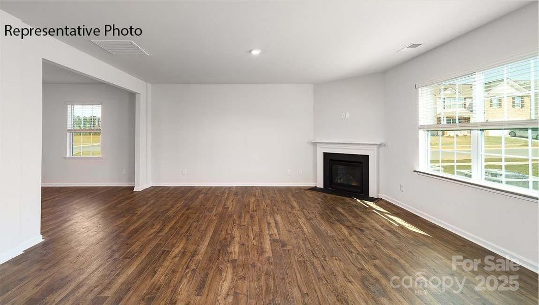 Furnished interior view inside a new home in Nolen Farm, Gastonia (Image 12).