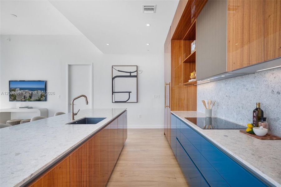 Furnished interior view inside a new home in , Miami (Image 12).