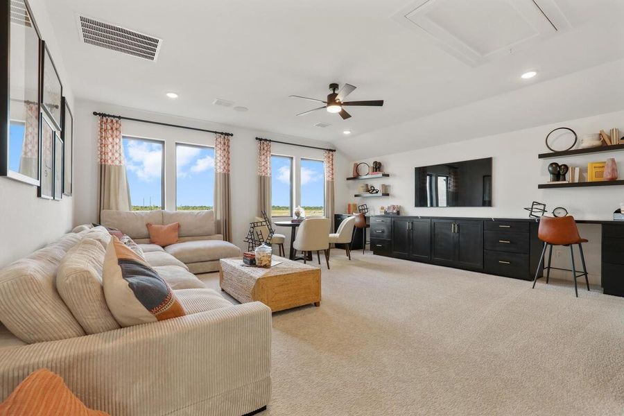 Monterey Model Home Game Room.
