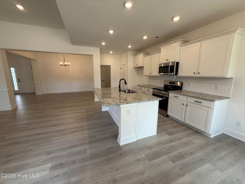 Furnished interior view inside a new home in Wood Creek Landing, Leland (Image 7). Furnished interior view inside a new home in Wood Creek Landing, Leland (Image 7).