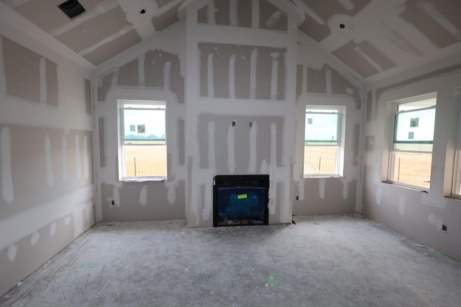 Great room - still under construction! Great room - still under construction!