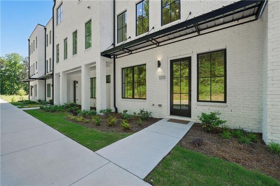 Exterior details and patio area of a home in , Atlanta (Image 27). Exterior details and patio area of a home in , Atlanta (Image 27).