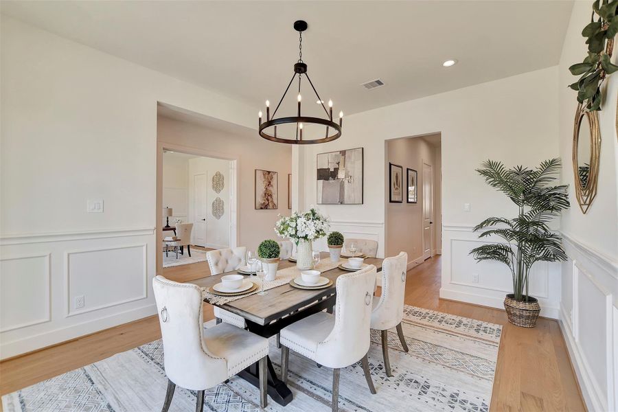 Furnished interior view inside a new home in , Houston (Image 39).