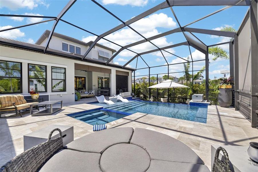 Exterior details and patio area of a home in SouthShore Yacht Club, Ruskin (Image 33).