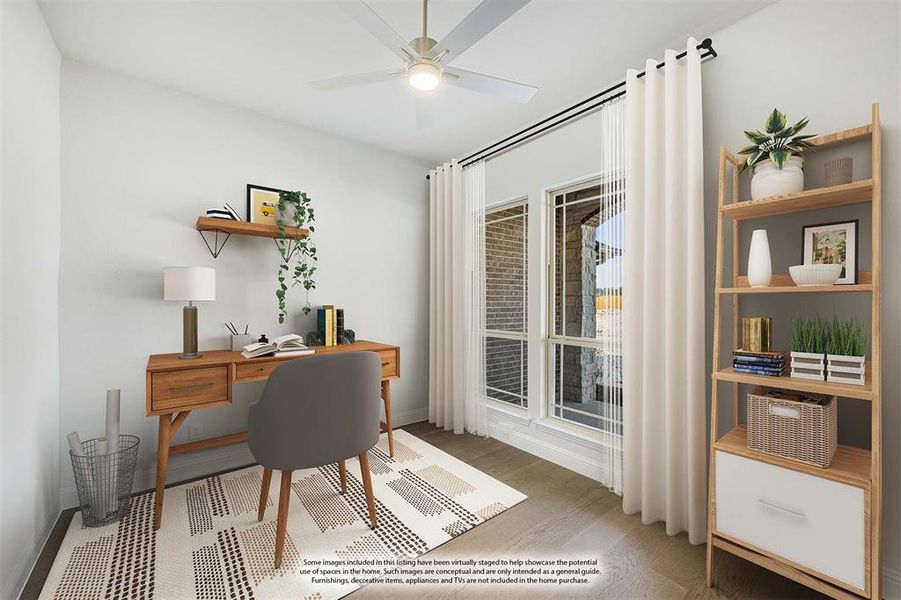 Furnished interior view inside a new home in Star Ranch, Godley (Image 12).