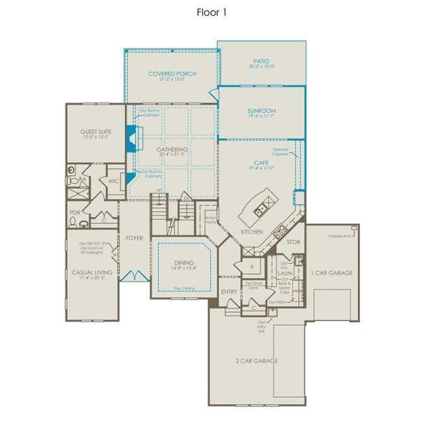 Main Level Floor Plan