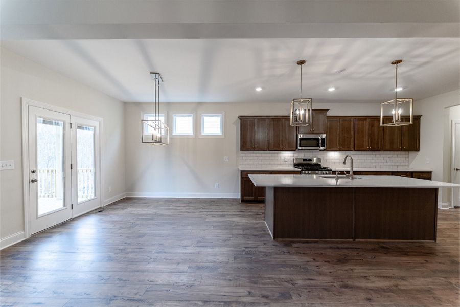Furnished interior view inside a new home in The Retreat at Norman Farm, Hendersonville (Image 8). Furnished interior view inside a new home in The Retreat at Norman Farm, Hendersonville (Image 8).