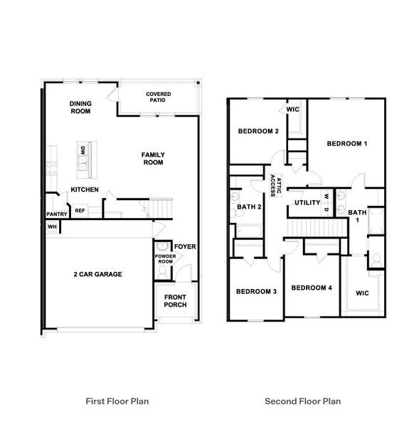 2D floor plan layout of this home in Palomino, Manor, TX (Image 2). 2D floor plan layout of this home in Palomino, Manor, TX (Image 2).