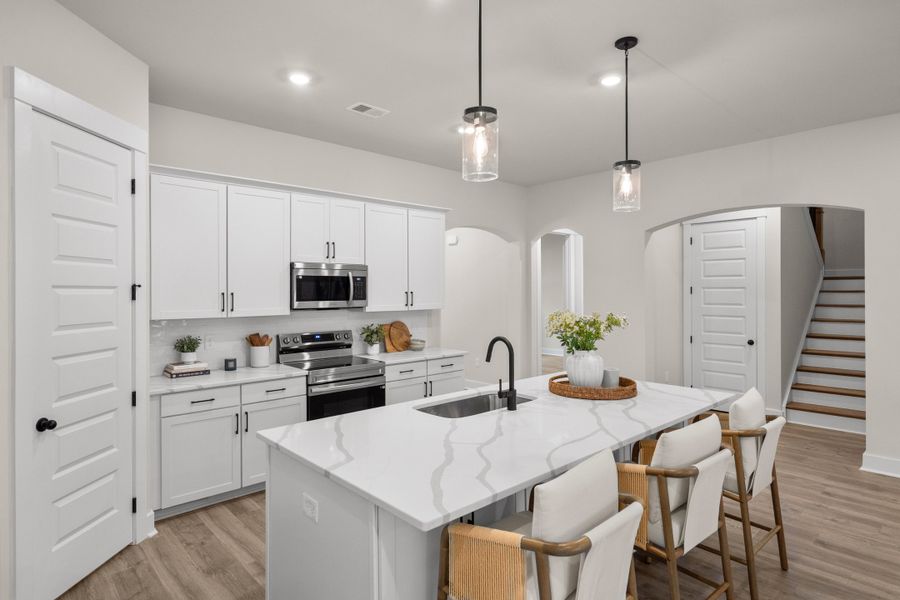 Furnished interior view inside a new home in Harmony Township, Georgetown (Image 11).