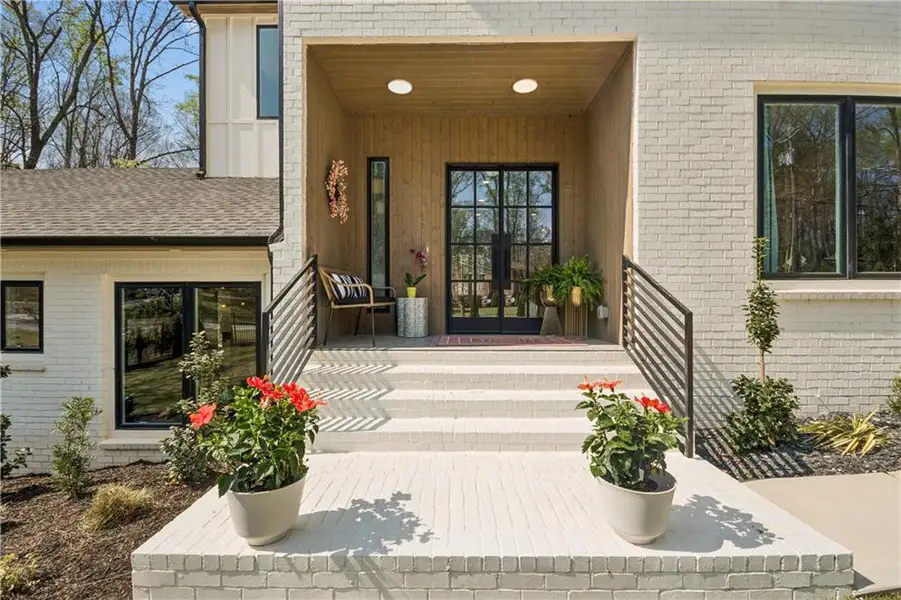 Exterior details and patio area of a home in , Atlanta (Image 3).