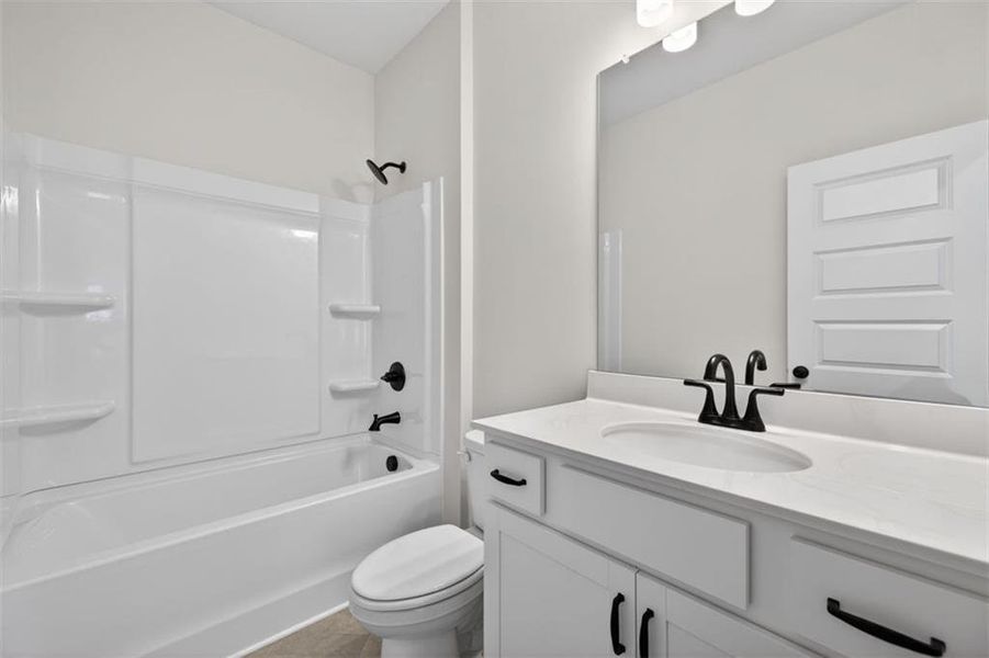 Furnished interior view inside a new home in Sanders Park, Austell (Image 11).