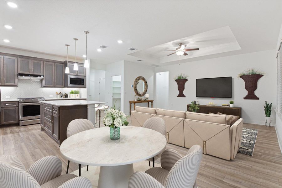 Large walk-in Pantry just to the right of the kitchen
