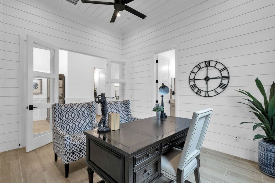 Representative furnished interior of a home built from the Residence Twelve by Blandford Homes in Earnhardt Ranch, Chandler (Image 18).