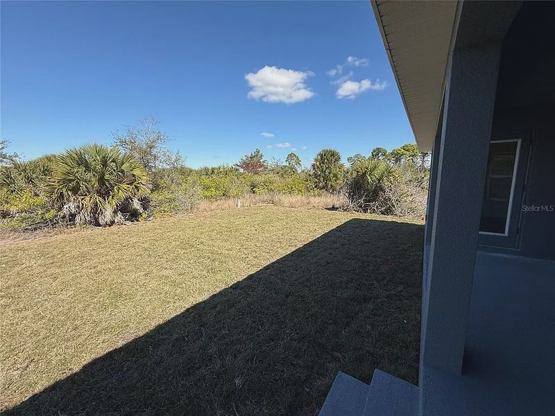 Exterior details and patio area of a home in South Gulf Cove, Port Charlotte (Image 20).