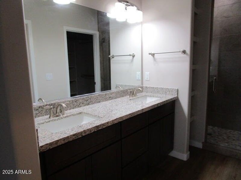Master Bathroom double sinks
