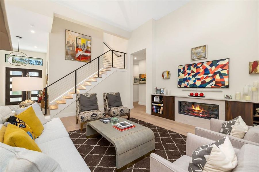 Furnished interior view inside a new home in , Sarasota (Image 19).