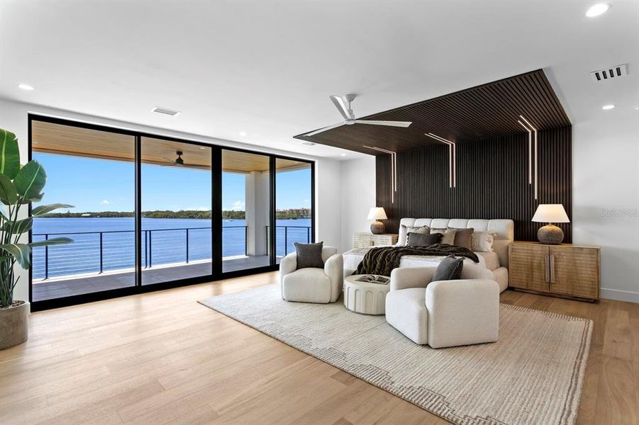 Furnished interior view inside a new home in , Tierra Verde (Image 33).
