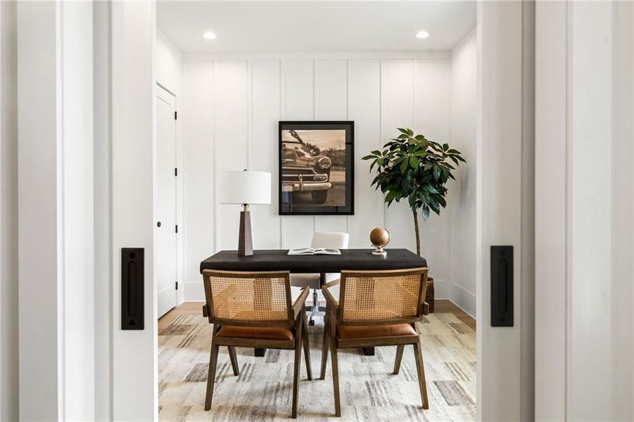 Furnished interior view inside a new home in , Atlanta (Image 35).