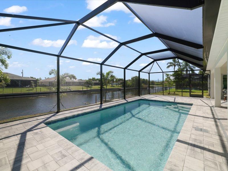 Representative exterior details of a home built from the The Paradise Cove II by Sunlife Homes LLC in Cape Coral, Cape Coral (Image 2).