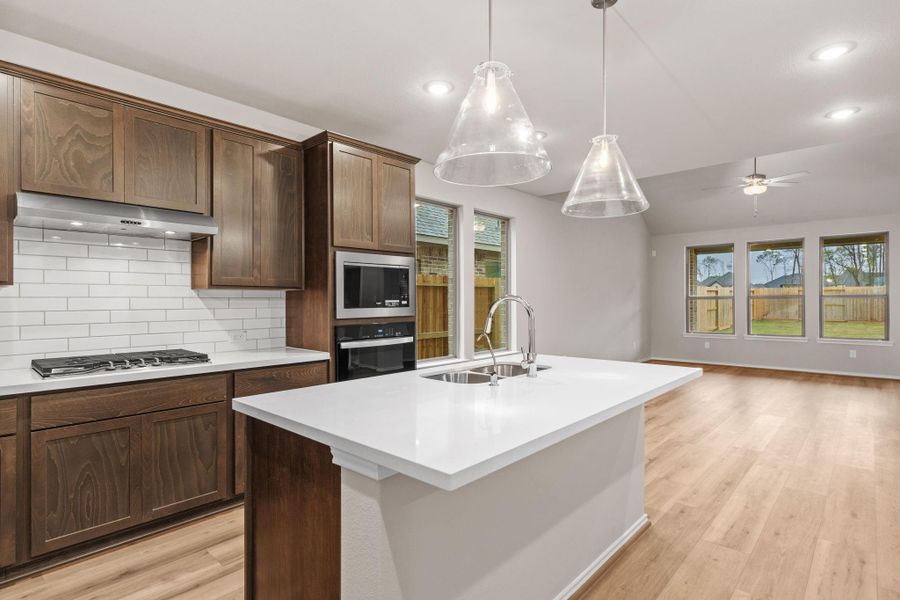 Furnished interior view inside a new home in The Highlands, Porter (Image 16).