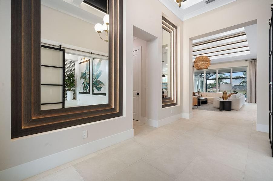 Representative furnished interior of a home built from the Riviera by GHO Homes in The Reserve at Grand Harbor, Vero Beach (Image 8).