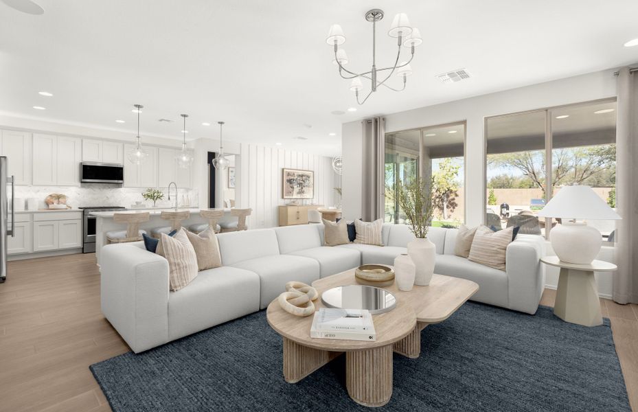 Representative furnished interior of a home built from the Sanctuary by Del Webb in Sun City Anthem at Merrill Ranch, Florence (Image 8).