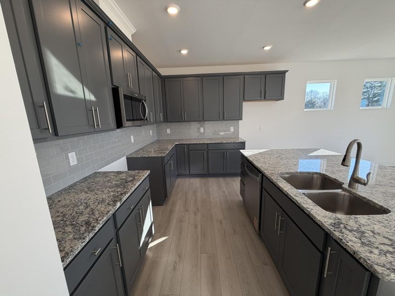 Furnished interior view inside a new home in Black Forest Pointe, Benson (Image 4).