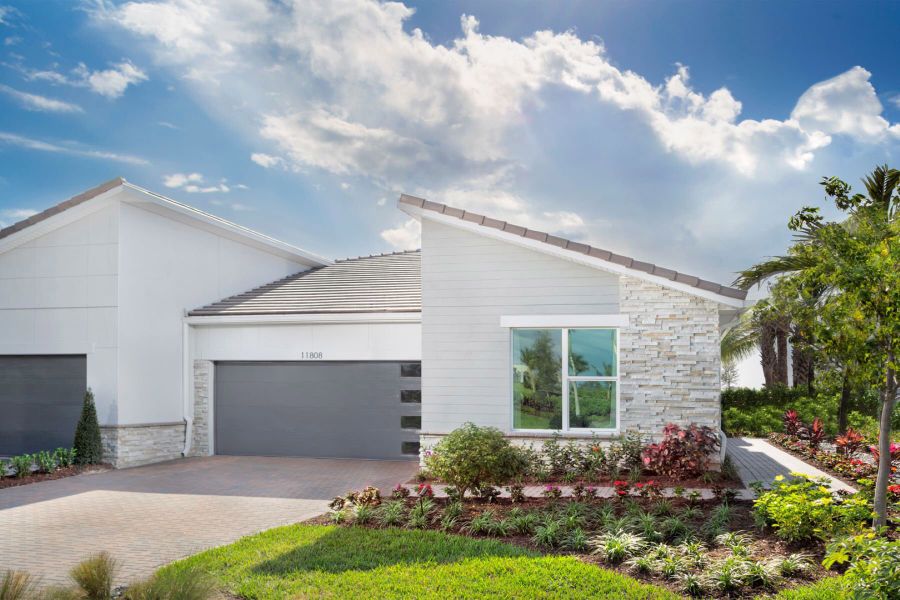 Representative exterior photo of a completed home built from the Eden Grand by Mattamy Homes in Tradition, Port St. Lucie, FL (Image 12).