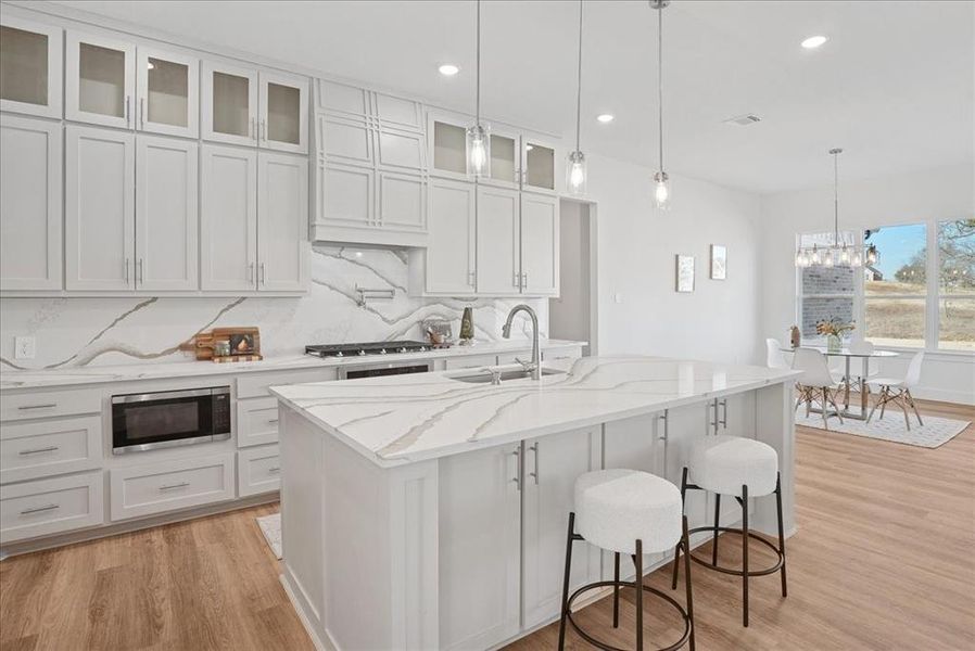 Furnished interior view inside a new home in , Azle (Image 19).